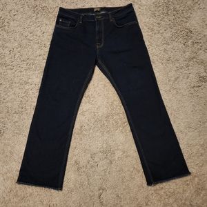 TECOVAS STRAIGHT DARK WASH JEANS EUC!! 36X30!!